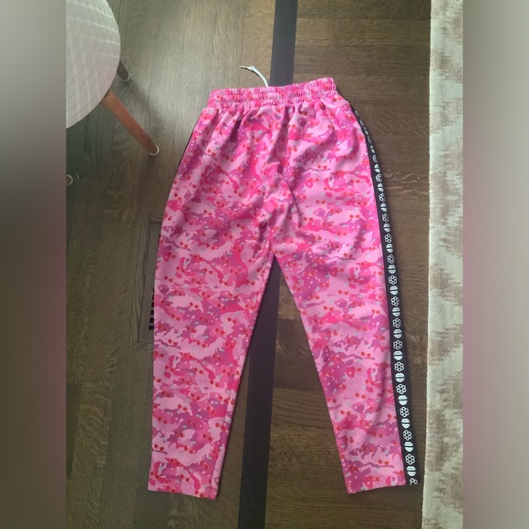 HAYLEY ELSAESSER X GET FRESH COMPANY Pink Cherry Track pants Women’s Size Medium - Picture 13 of 14